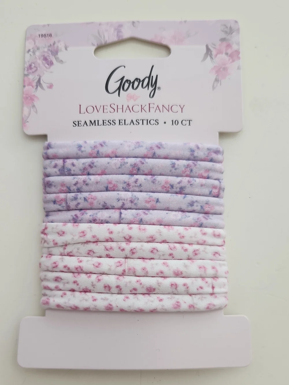 LoveShackFancy Goody Seamless Elastics Pink Purple New